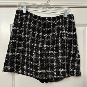 Abercrombie & Fitch Tweed Mini Skort - Size L